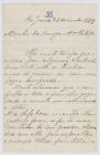 Letter from Josepha James to Mrs. Phillips