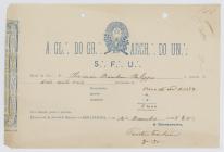 Receipt of the payment until february 1877  to...