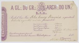 Receipt of the payment until May 1882  to the...