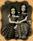 Portrait of two young girls