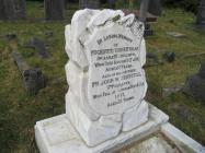 Inscription on family grave at Criccieth Non...