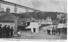 Crumlin Viaduct postcard  circa 1900