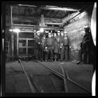 Men at the pit bottom of Wyndham Colliery