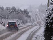 Snow near Aberdaron, Pwllheli 06/02/2018