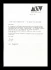 A letter from Anna Adam (Exhibition Officer MGW...