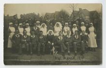 Photograph of hospital staff and patients at St...