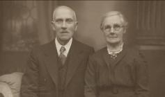 John and Anne Davies of King's Court, Talley.