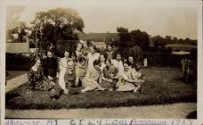 Parry Reynolds and girls on Sheep Shearing Day...