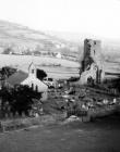 Looking down on Church and Abbey (before toilet...