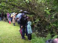 Cwmdu Jubilee Boat Race - watching the race