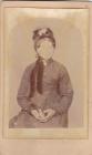 Woman in Victorian outfit, probably Griffiths...