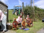 Spinners at Ffoslas vintage day