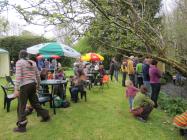 Crowd come to watch the Cwmdu Boat race 2015