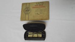 ARP cigarette card book and glasses