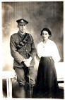 Photograph of W.T Walker a Nell Jones, soldier...