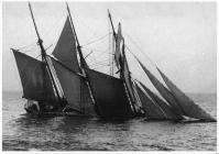 Porthmadog Schooner MISS MORRIS Sinking April 1917