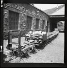Wagons on yard at National Slate Museum