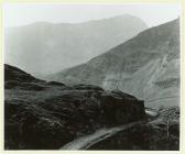 View of old quarry railway above Cwm y Llan