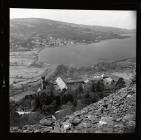 Aerial view of Gilfach Ddu worshops 1973