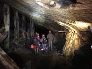 underground at Dinas Silica Mine