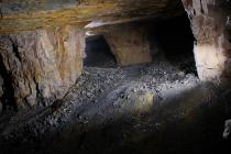 underground at Dinas Silica Mine