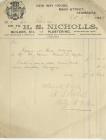 Invoice H S Nicholls Builder and Plastere