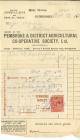 Receipt from Pembroke and District Agricultural...