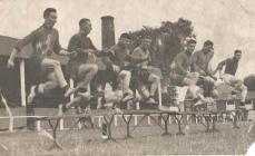 Rhyl F.C training at Belle Vue 1930's
