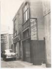 Bodfor Street c1960.  The back entry to...