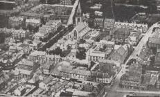 Aerial View Rhyl Town looking east