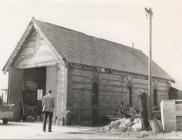 Old Lifeboat House at the Foryd.  In use 1852...