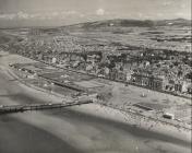 Aerial view of Rhyl East Parade 