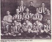 Rhyl Old Boys F.C.reserve side.