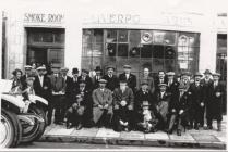 ? White Rose Garage Staff outside Liverpool...