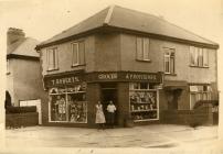 Roberts'Shop.  Corner of Victoria Road and...