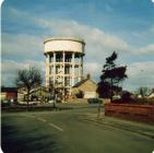 The Water Tower just prior to demolition.  Its...