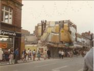 Demolition before White Rose centre