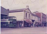 High Street showing Bus Station and Baxters ...