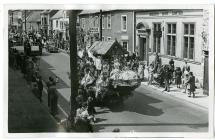 CADS carnival float, Cowbridge 1950s 