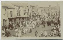 Carnival procession, Cowbridge 1910 