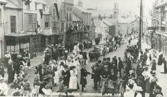 Carnival procession, Cowbridge 1909 