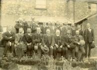 Group of farmers, Cowbridge, early 1900s 