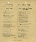 Empire Day celebrations, Cowbridge 1928 