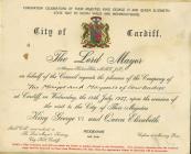 Visit to Cardiff of the King & Queen 1937  