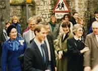 Prince Edward's visit to Cowbridge 1990s 