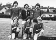 Football group, Cowbridge carnival 1974 