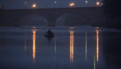 Malcolm Rees, Dai Elias night fishing on the...