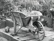 Wheelbarrow in the garden