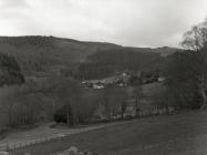 View of the village of Ceinws/ Esgairgeillog