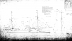 Rigging Plan for the Admiralty Trawler TR4,...